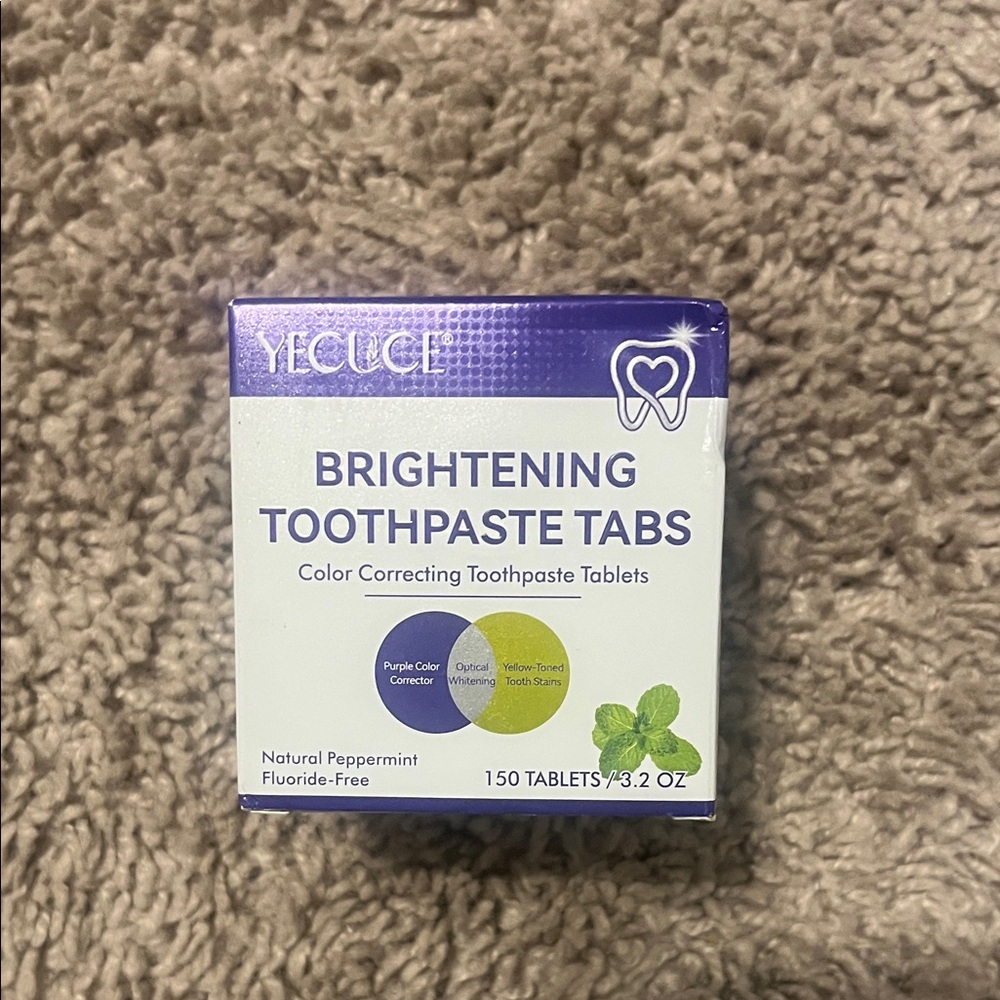 Purple Brightening Toothpaste Tabs